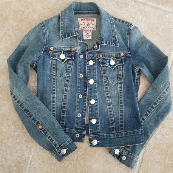 true religion denim jacket womens 